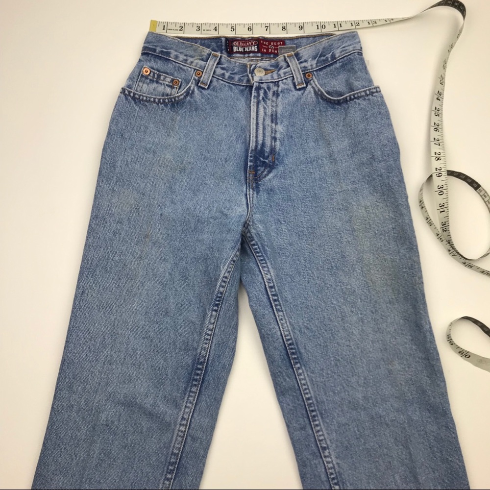 Vintage Old Navy High Waist wedgie fit Jeans Sz 24 - Picture 2 of 8